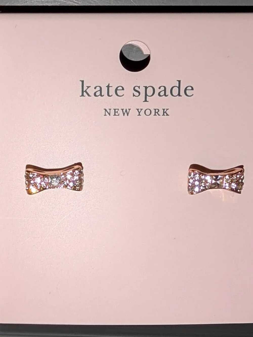 KATE SPADE • Rose Gold Ready Set Bow Earrings
